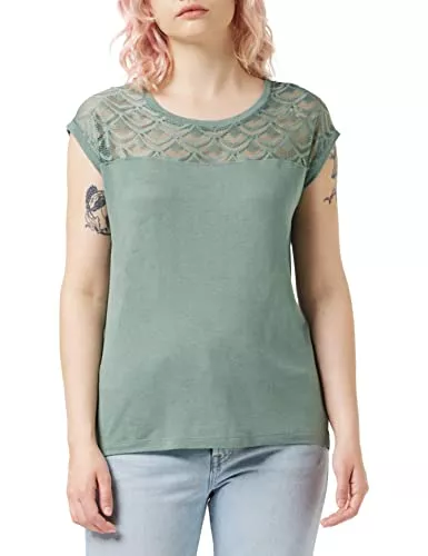 ONLY Kurzarmblusen ONLY Damen Onlnicole Life S/S Mix Top Noos JRS T-Shirt