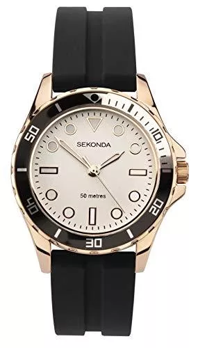 SEKONDA Uhren SEKONDA Damen Analog Quarz Uhr mit Legierung Armband