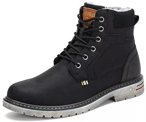 Mishansha Stiefel Mishansha Herren Winterstiefel Warme Gefüttert Winterschuhe rutschfest Klassische Winter Boots