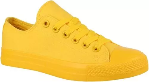 Elara Sneaker & Sportschuhe Elara Unisex Sneaker Textil Turnschuh Low top Chunkyrayan