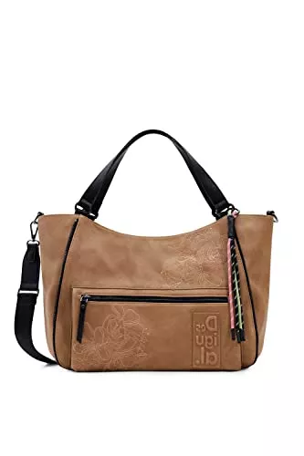 Desigual Taschen & Rucksäcke Desigual Women's Bag_Soft RUANDA 6011 Camel, Brown, One Size