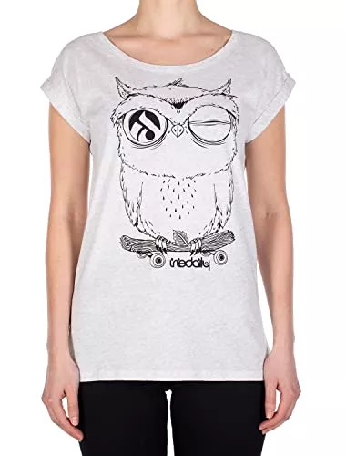 IRIEDAILY T-Shirts IRIEDAILY Damen T-Shirt aus Bio-Baumwolle - Skateowl 2 Tee