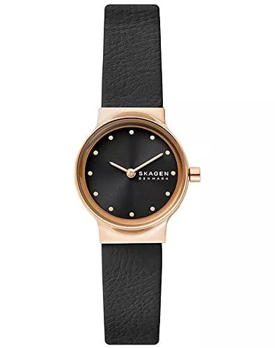 SKAGEN Uhren Skagen Damenuhr Freja Lille Zweizeiger, 26 mm Gehäusegröße, Mindestens 50 % recycelte Edelstahluhr