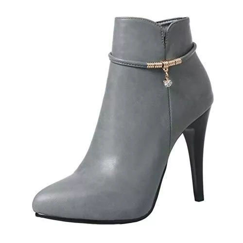 Smilice Stiefel Smilice Damen Kurzschaft Stiefel mit Stiletto Absatz