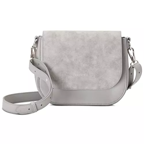 Expatrié Taschen & Rucksäcke Expatrié Umhängetasche Damen Klein - Louise - Moderne Crossbody Bag aus Veganem Leder - Tasche für City Ausgehen - Verstellbarer Schultergurt