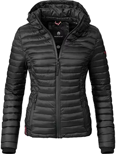 MARIKOO Jacken MARIKOO Damen Übergangsjacke leichte Steppjacke Samtpfote XS-XXL
