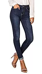 Nina Carter Jeans Nina Carter P102 Damen Skinny Fit Jeanshosen HIGH Waist Jeans Used-Look Waschungseffekt