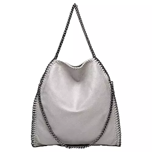ZIYUEZIKUN Taschen & Rucksäcke ZIYUEZIKUN Umhängetaschen für Frauen Damen Kette Umhängetasche Kettentasche Taschen für Damen Casual Handtasche große Hobo Schultertasche