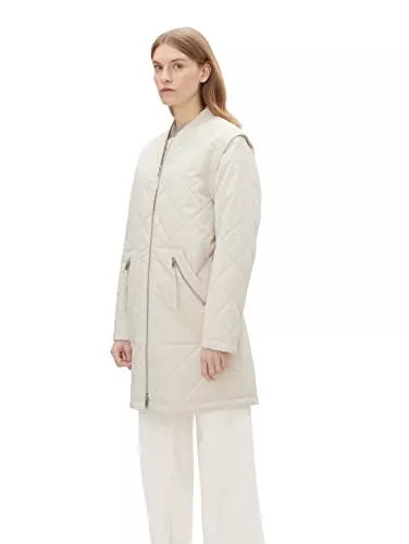 TOM TAILOR Mäntel TOM TAILOR Damen Steppmantel mit abnehmbaren Ärmeln