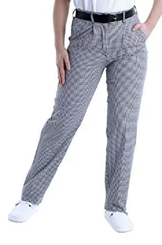 Novaplus Hosen Novaplus Damen-Kochhose pepita