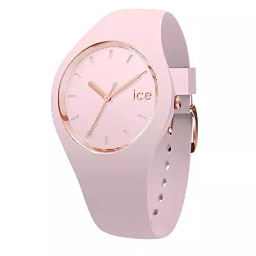 Ice-Watch Uhren Ice-Watch - ICE glam pastel Pink lady - Rosa DamenUhr mit Silikonarmband
