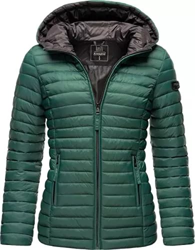 MARIKOO Jacken MARIKOO Damen Übergangsjacke Stepp-Jacke leicht mit Kapuze Asraa XS-3XL