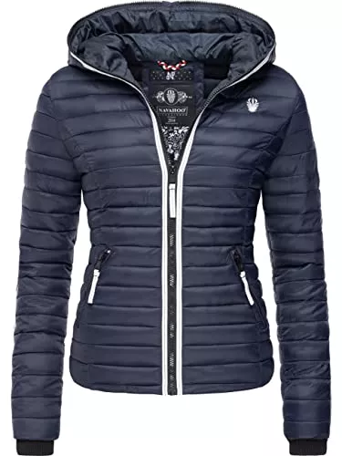 Navahoo Jacken Navahoo Damen Übergangsjacke Steppjacke mit Kapuze Kimuk Prc XS-3XL