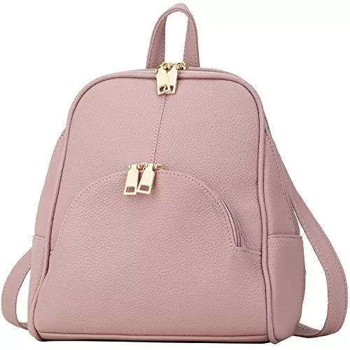 KKXIU Taschen & Rucksäcke KKXIU Casual Mini Rucksack Kleine Daypacks Geldbörse Kunstleder für Mädchen und Frauen