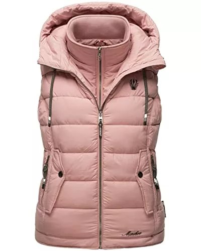 MARIKOO Westen MARIKOO Damen Stepp Weste Damenweste Bodywarmer Windbreaker Übergangsjacke Ärmelloser Jacke