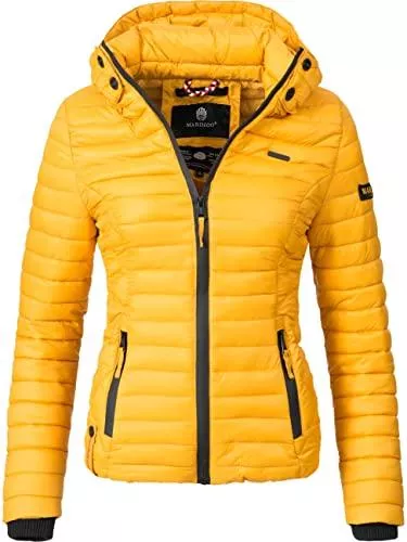 MARIKOO Jacken MARIKOO Damen Übergangsjacke leichte Steppjacke Samtpfote XS-XXL