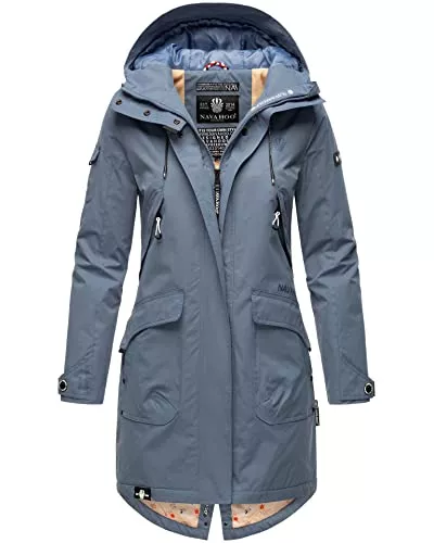Navahoo Jacken Navahoo Damen Parka Übergangsjacke mit Kapuze Frühlings Jacke B920
