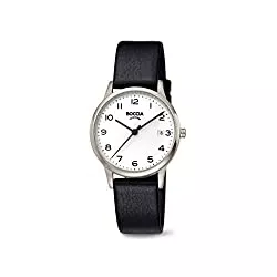 Boccia Uhren Boccia Damen Analoger Quarz Uhr mit Echtes Leder Armband 3310-01