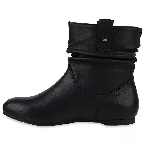 stiefelparadies Stiefel stiefelparadies Damen Stiefeletten Schlupfstiefel Flandell