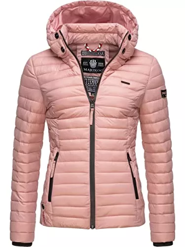 MARIKOO Jacken MARIKOO Damen Übergangsjacke leichte Steppjacke Samtpfote XS-XXL