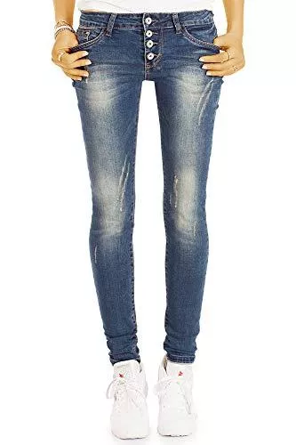 62nd Avenue Jeans 62nd Avenue Damen Jeans Low Waist Röhrenhose Slim 6213