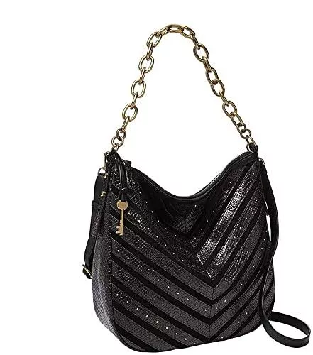 FOSSIL Taschen & Rucksäcke Fossil - Jolie Hobo Schwarz Leder für Damen ZB1642001