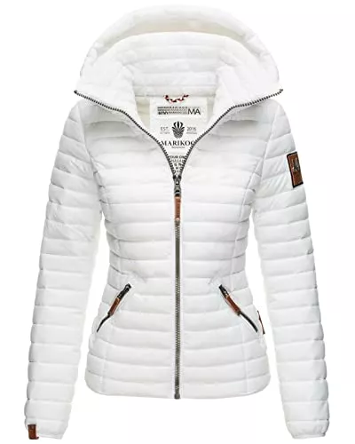 MARIKOO Jacken MARIKOO Damen Herbst Winter Jacke Übergangsjacke Steppjacke Gesteppt Löwenbaby NEU