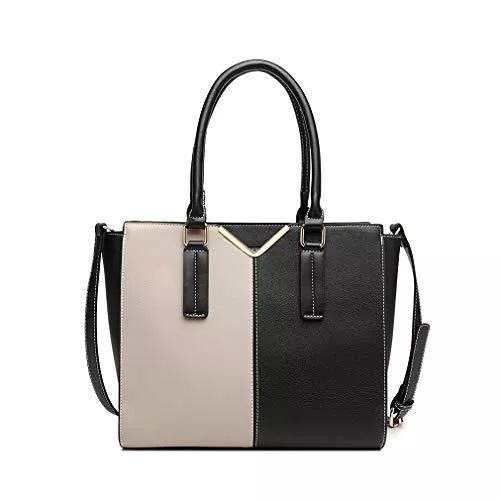 Miss Lulu Taschen & Rucksäcke Miss Lulu Handtaschen für Frauen Tragetaschen Top Griff Tasche Schultertasche Leder Synthetik Elegant Mehrfarbig Schick