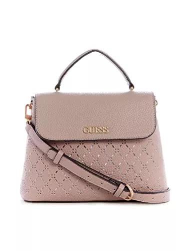 GUESS Taschen & Rucksäcke Guess Amara Top Handle Flap Bag Biscuit