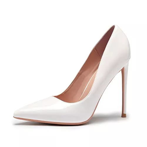 DELONIX REGIA High Heels DELONIX REGIA Stiletto High Heels für Damen,12 cm Sexy Spitze Stiletto Pumps Frauen High Heels Klassische Frauen Pfennigabsatz Absatzschuhe Damenschuhe