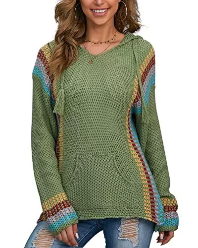 Hiistandd Pullover & Strickmode Hiistandd Damen Pullover Casual Lose Langarmshirt Kaupenpullover