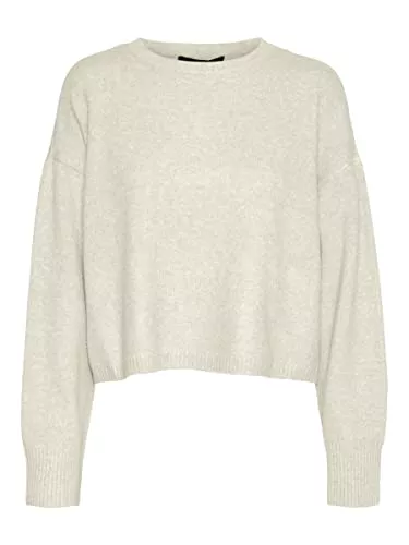VERO MODA Pullover & Strickmode VERO MODA Damen Vmdoffy Ls O-Neck Boxy Blouse Boo Pullover