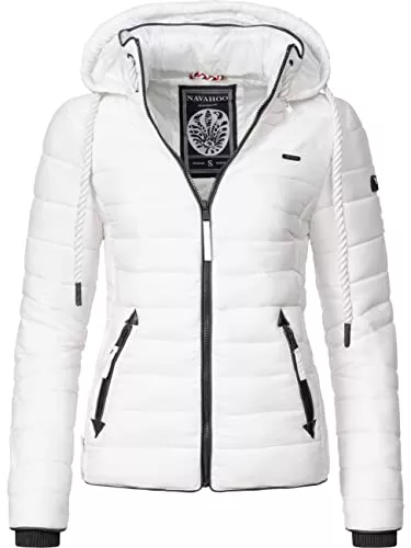Navahoo Jacken Navahoo Damen Übergangsjacke leichte Jacke Steppjacke mit Kapuze Lulana XS-XXL