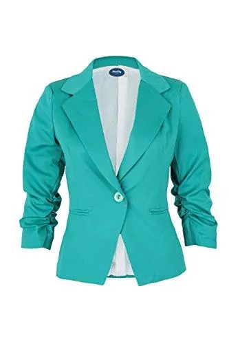 4tuality Blazer 4tuality Damenblazer tailliert mit 3/4 Arm Gr. S - XXL