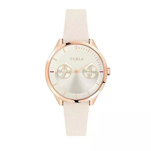 FURLA Uhren FURLA Damen Analog Quarz Uhr mit Leder Armband R4251102542