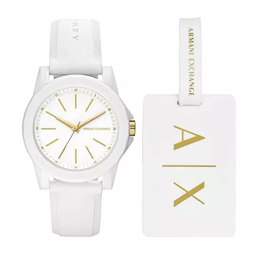 Armani Exchange Uhren Armani Exchange Damen Quarz 3 Zeiger Uhr mit Armband AX7126