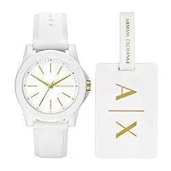 Armani Exchange Uhren Armani Exchange Damen Quarz 3 Zeiger Uhr mit Armband AX7126