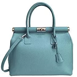 Modarno Taschen & Rucksäcke Modarno Handbag Damen-Handtasche aus Leder mit Schultergurt, 35 x 28 x 16 cm