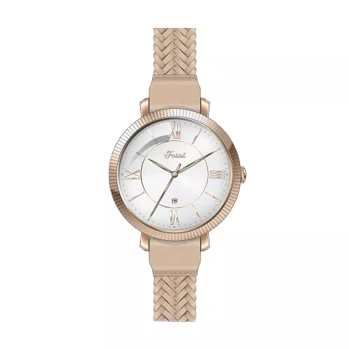 FOSSIL Uhren Fossil Damen Quarz 3 Zeiger Uhr mit Armband JACQUELINE ES5207