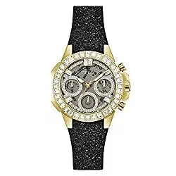 GUESS Uhren GUESS Damen Quarz Uhr mit Silikon Armband GW0313L2