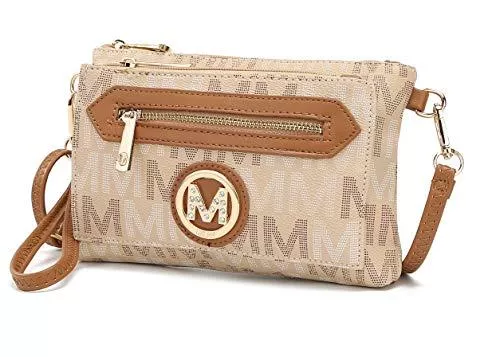 MKF Collection Taschen & Rucksäcke Mia Collection Umhängetasche für Damen, verstellbarer Riemen, Handtasche, Handtasche, kleine PU-Leder