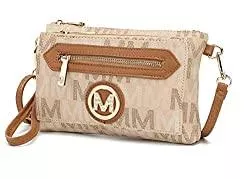 MKF Collection Taschen & Rucksäcke Mia Collection Umhängetasche für Damen, verstellbarer Riemen, Handtasche, Handtasche, kleine PU-Leder