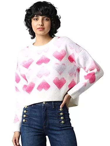 ONLY Pullover & Strickmode ONLY Female Strickpullover Herz