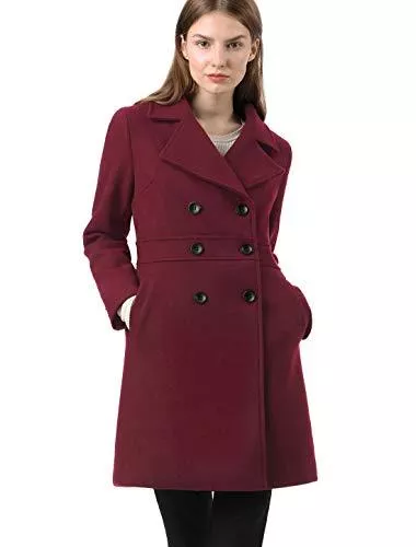 Allegra K Mäntel Allegra K Damen Langarm Button Revers Trenchcoat Mantel