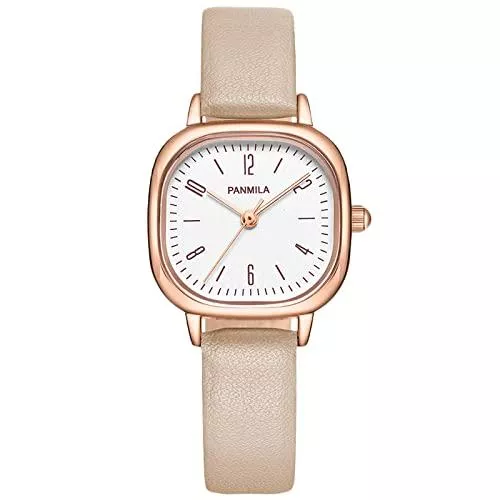 RORIOS Uhren RORIOS Damen Uhren Wasserdicht Analog Quarz Armbanduhr mit Lederarmband Minimalism Classic Damen für Frauen Mädchen