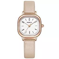 RORIOS Uhren RORIOS Damen Uhren Wasserdicht Analog Quarz Armbanduhr mit Lederarmband Minimalism Classic Damen für Frauen Mädchen