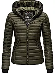 Navahoo Jacken Navahoo Damen Übergangsjacke leichte Steppjacke Outdoor-Jacke mit Kapuze Kimuk XS-XXL