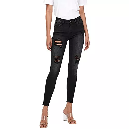 ONLY Jeans ONLY Female Skinny Fit Jeans ONLBlush Mid Raw Ankle Dest