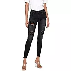 ONLY Jeans ONLY Female Skinny Fit Jeans ONLBlush Mid Raw Ankle Dest