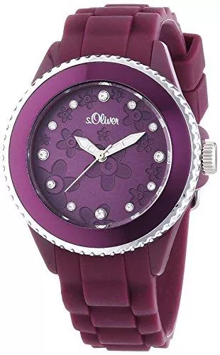 s.Oliver Uhren s.Oliver Damen-Armbanduhr XS Analog Quarz Silikon